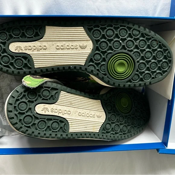 Adidas x BAPE Forum 84 Low “30th Anniversary Green Camo” Sneakers - Picture 6 of 9